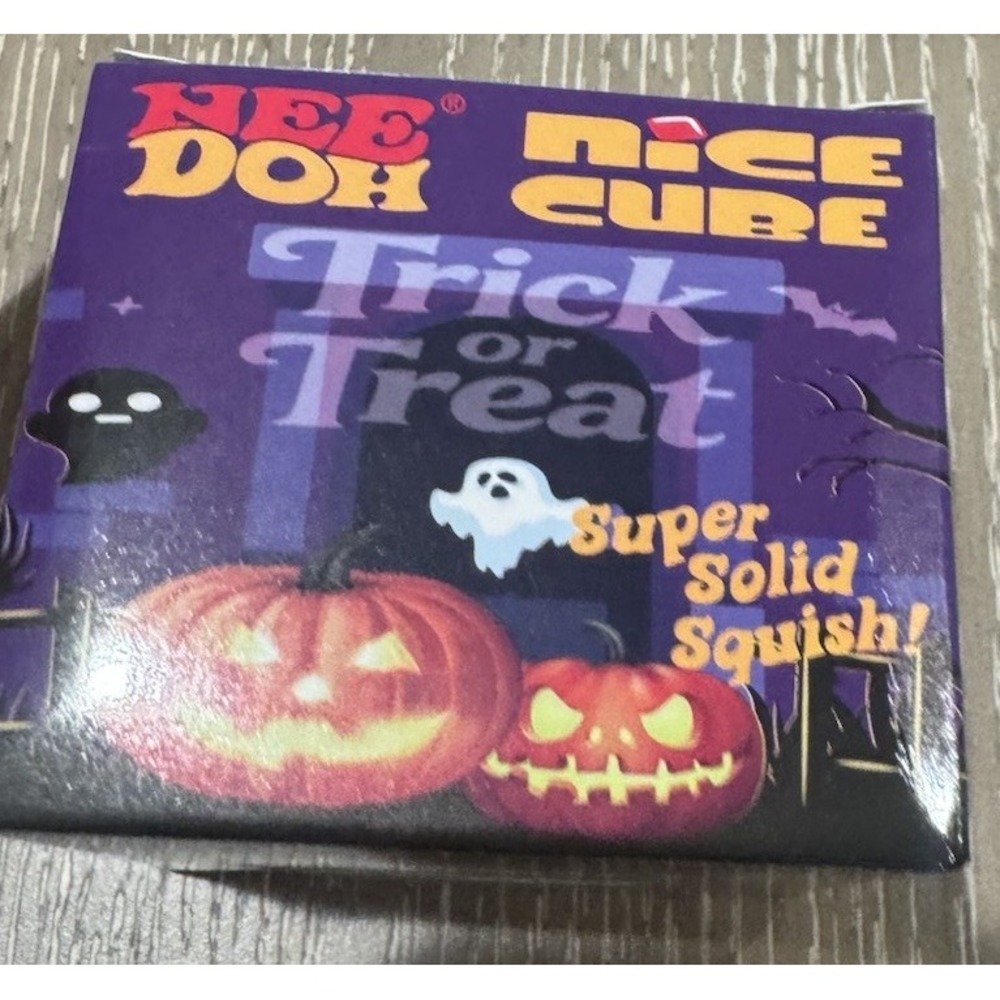Schylling NeeDoh Nice Cube Trick or Treat Halloween Mystery Squish NEW Sealed